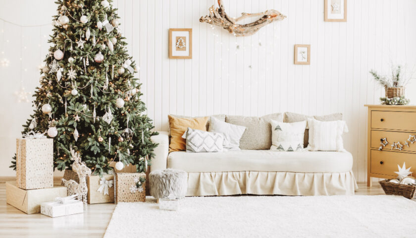 Salon décoré pour Noel