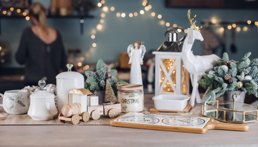 Décoration de table de Noel