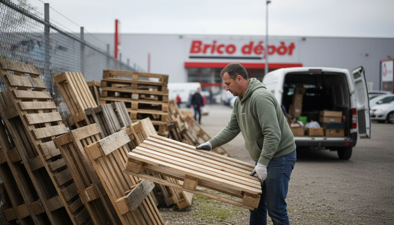 découvrez comment récupérer facilement des palettes gratuites chez brico dépôt grâce à notre guide complet, astuces et conseils pratiques.
