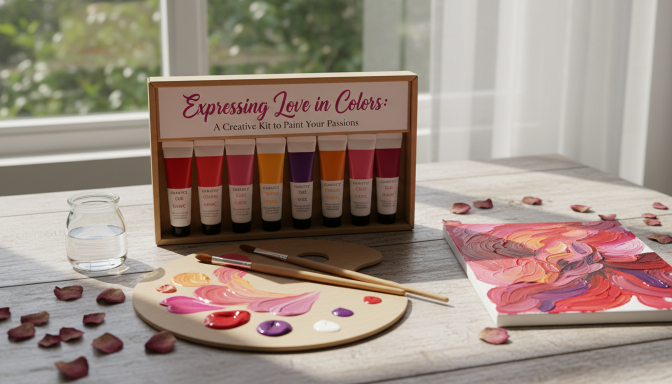 découvrez notre kit créatif pour exprimer votre amour en couleurs. peignez vos passions avec des matériaux de qualité et laissez parler votre cœur à travers chaque coup de pinceau.