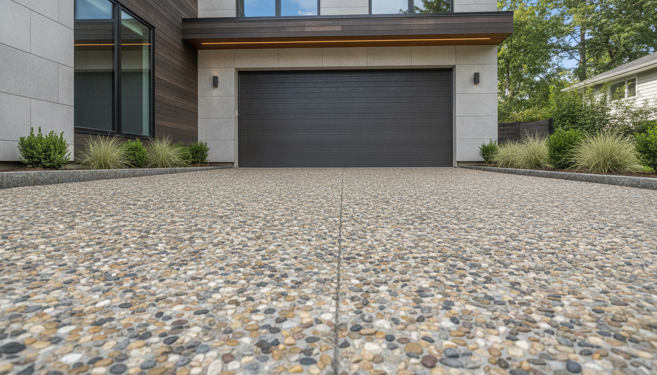découvrez les avantages de la résine pour allée de garage, son esthétique, sa durabilité, et le coût au mètre carré pour bien planifier votre projet.
