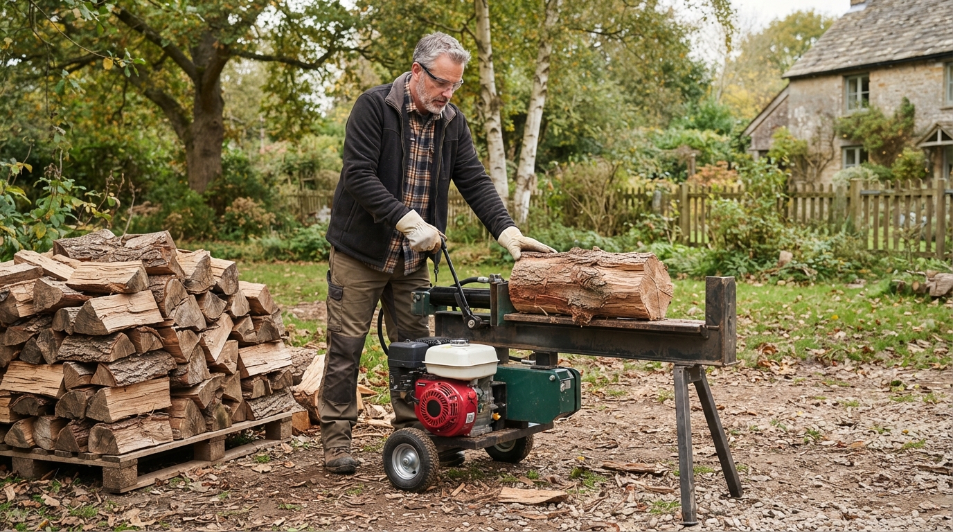 découvrez comment choisir la puissance idéale pour votre fendeuse de bûches thermique et fendre votre bois plus rapidement, efficacement et en toute sécurité.